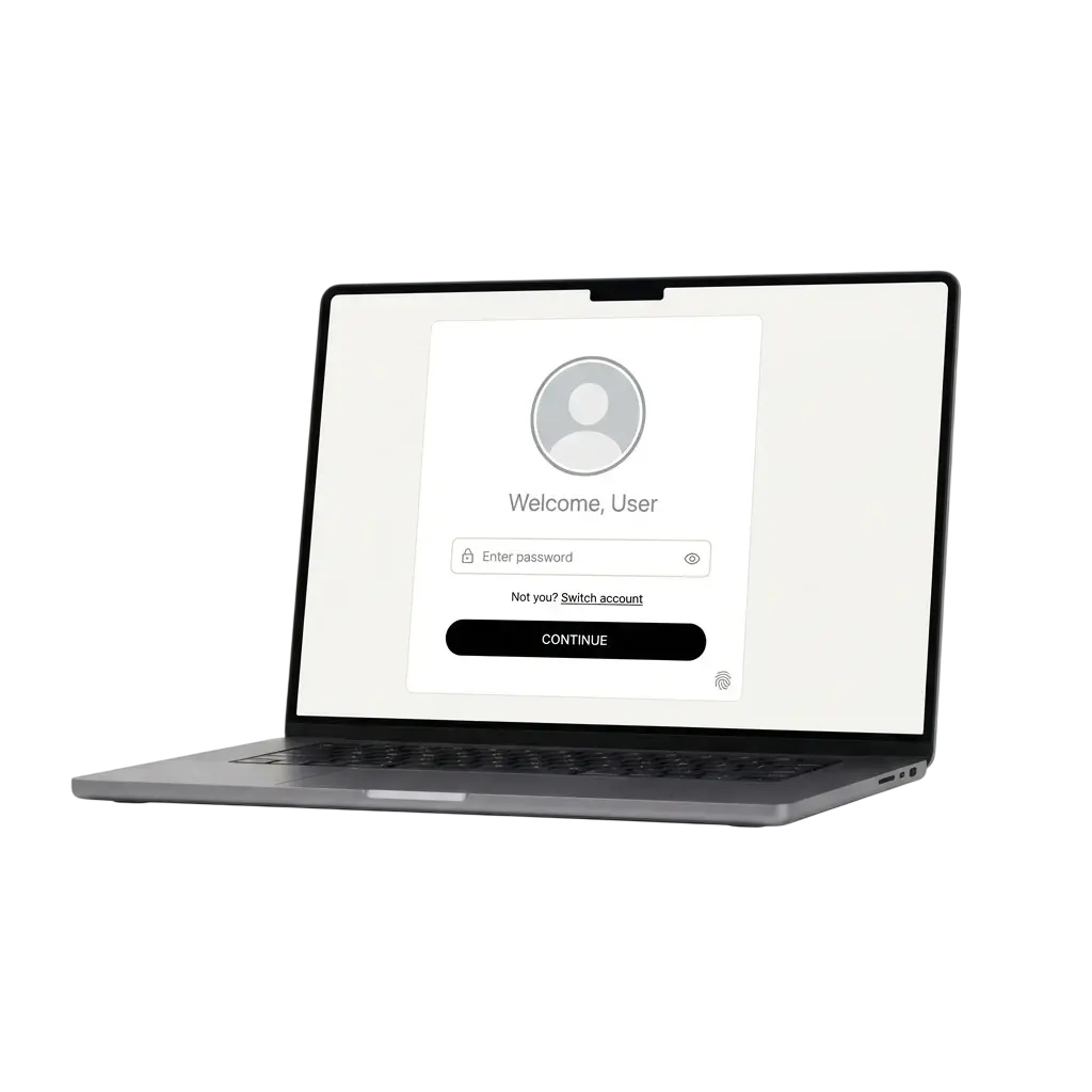 Ozwin login screen on desktop and mobile browser
