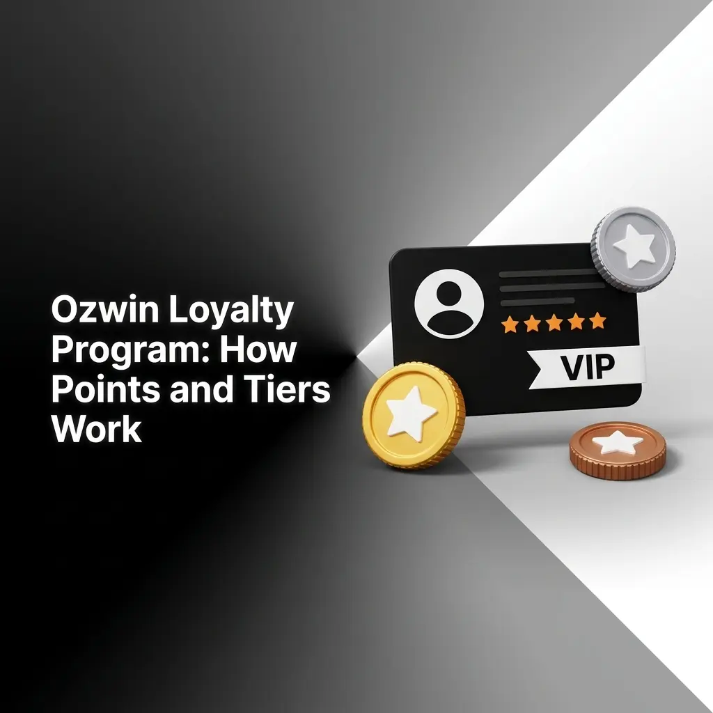 Ozwin loyalty program tier badges from Bronze to Diamond