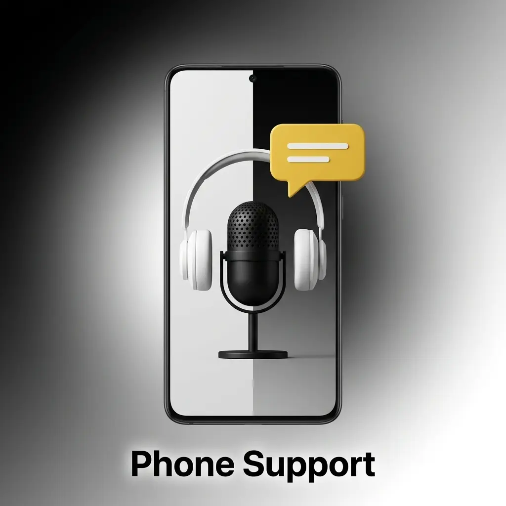 Customer support agent assisting a caller by phone
