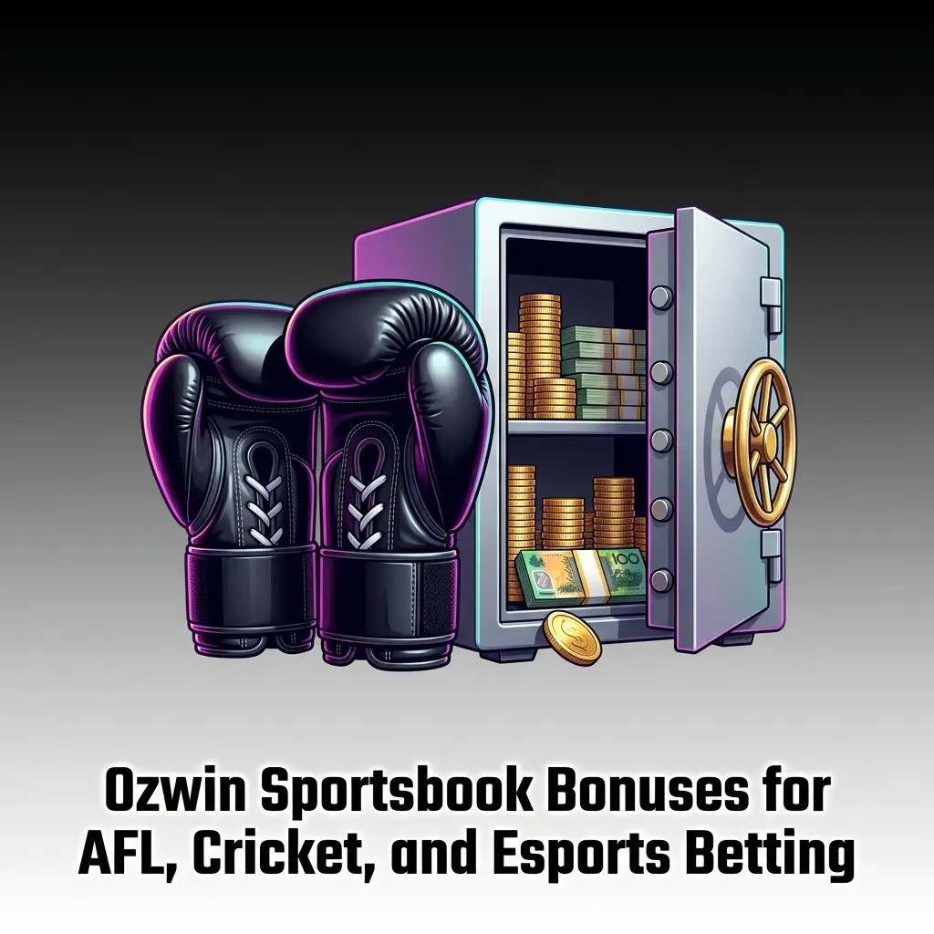 Ozwin sportsbook bonuses for AFL, cricket, and esports betting
