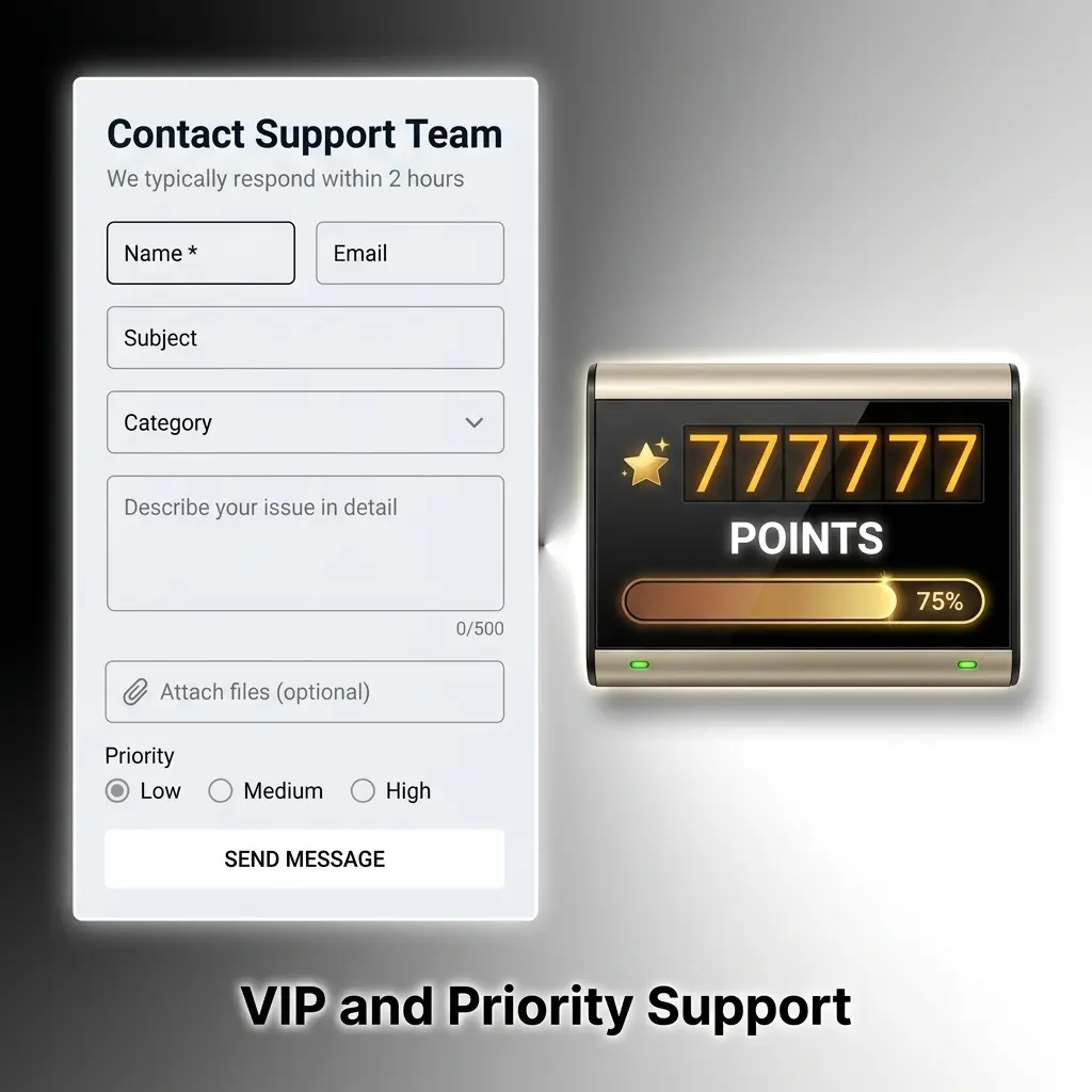 VIP and priority support agent assisting a player