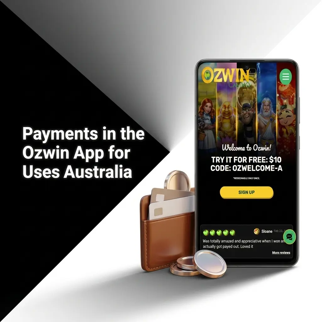 Available payment methods for Ozwin Casino Australia